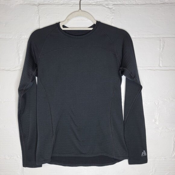 Eddie Bauer Tops - Eddie Bauer First Ascent Women's Large Shirt Top Black Base Layer Polartec Power